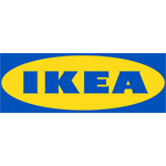 Logo du célèbre magasin de mobilier et décoration IKEA