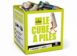 Opération recyclage de piles en Île-de-France
