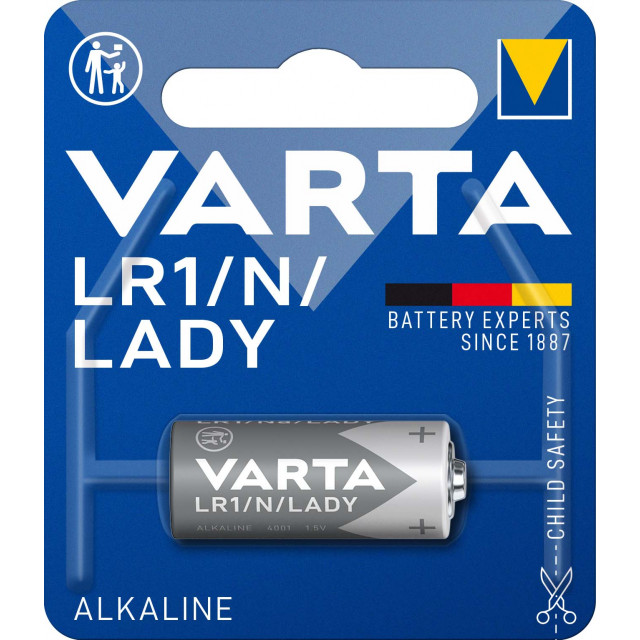 Pile LR1 1.5V MN9100 Alcaline 850mAh 1.5V Varta