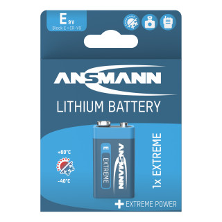 Pile 9V Lithium Extreme 950mAh ANSMANN