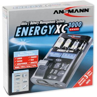 CHARGEUR TESTEUR DE PILES 8x AA ou 8x AAA ou 4x C ou 4x D & 2x 9V ANSMANN