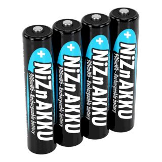 PILES RECHARGEABLES NiZn AAA ZR03 1.6V 900mWh 550mAh (4-shrink) ANSMANN