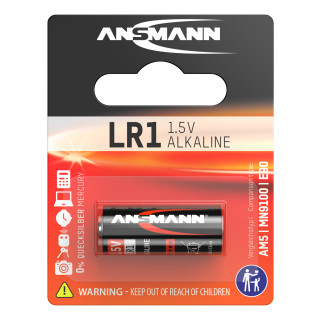 PILE ALCALINE LR1 MN9100 1.5V 940mAh BL1 ANSMANN
