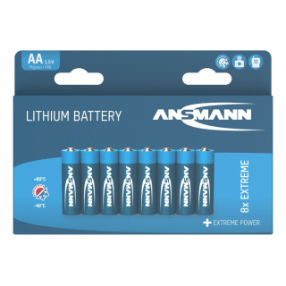 PILES FR6 LITHIUM EXTREME AA 1.5V 3000mAh BL8 ANSMANN
