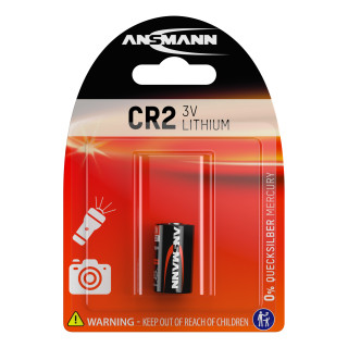 Pile CR2 Photo Lithium Blister 3V 850mAh Ansmann