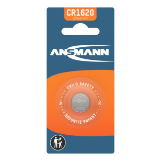 Pile Bouton CR1620 Lithium 3V 80mAh Ansmann