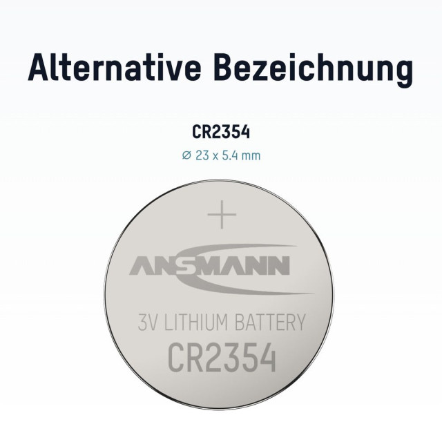 Pile Bouton CR2354 Lithium 3V 550mAh Ansmann