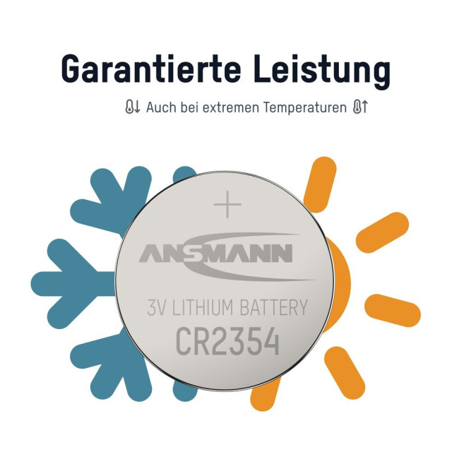 Pile Bouton CR2354 Lithium 3V 550mAh Ansmann
