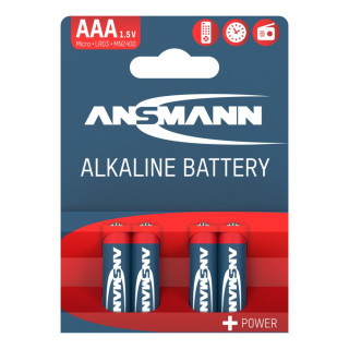 Piles LR03 Alcalines AAA 1.50V 1200mAh BL4 ANSMANN