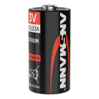 Pile CR123A Photo Lithium Bulk 3V 1500mAh Ansmann