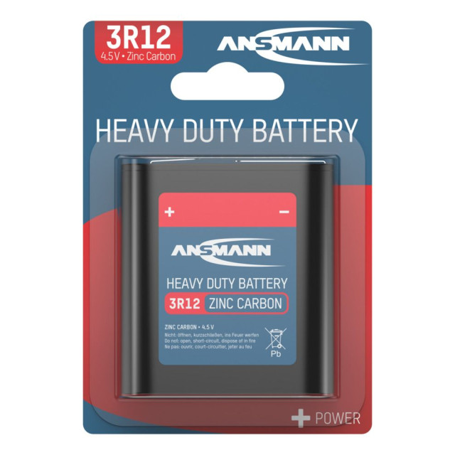 Pile 3R12 Zinc Carbon Heavy Duty 4.5V ANSMANN