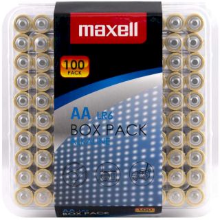 PILES LR06 ALCALINES AA 1.50V (boite de 100) MAXELL