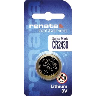 Pile Bouton CR2430 Lithium 3V 285mAh Renata