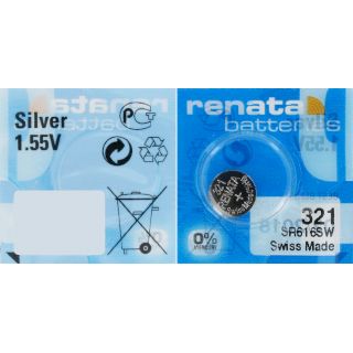 PILE SR616SW OXYDE ARGENT 321 1.55V 14.5mAh RENATA
