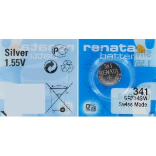 PILE SR714SW OXYDE ARGENT 341 1.55V 15mAh RENATA