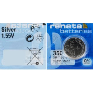 PILE SR1136W 350 OXYDE ARGENT 1.55V 105mAh RENATA