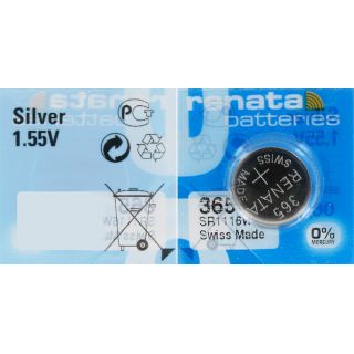 PILE SR1116W OXYDE ARGENT 365 1.55V 47mAh RENATA