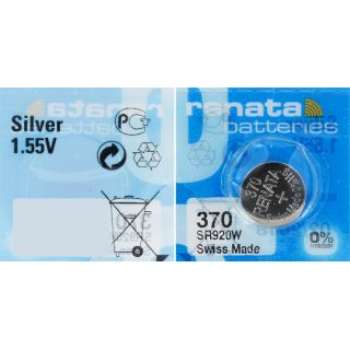 PILE SR920W OXYDE ARGENT 370 1.55V 40mAh RENATA