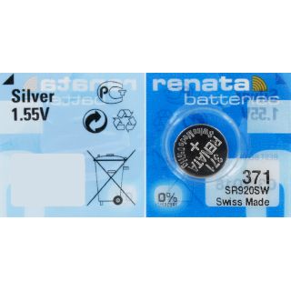 PILE SR920SW OXYDE ARGENT 371 1.55V 35mAh RENATA