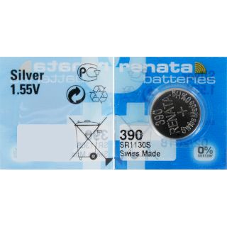 PILE SR1130SW OXYDE ARGENT 390 1.55V 60mAh RENATA