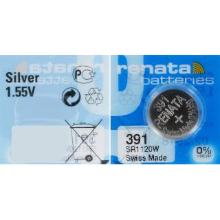 PILE SR1120W 391 OXYDE ARGENT SR55 1.55V 50mAh RENATA