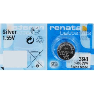 PILE SR936SW 394 OXYDE ARGENT SR45 1.55V 80mAh RENATA
