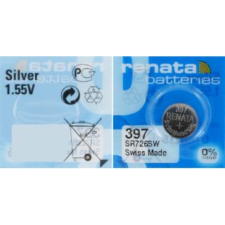 PILE SR726SW OXYDE ARGENT SR59 397 1.55V 32mAh RENATA