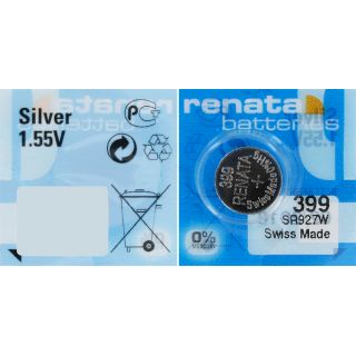 PILE SR927W OXYDE ARGENT 399 1.55V 53mAh RENATA