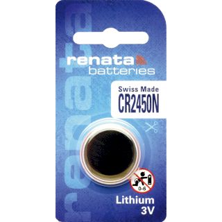 Pile Bouton CR2450N Lithium 3V 540mAh Renata