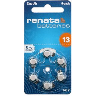 PILES 13 AUDITIVES EXTRA 1.4V 310mAh BL6 RENATA