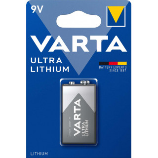 PILE 9V LITHIUM 1200mAh BL1 VARTA