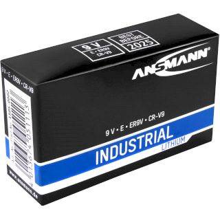 5 Piles 9V ER9V Lithium Industrial 1100mAh Ansmann