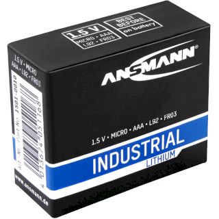 PILES FR03 LITHIUM INDUSTRIAL AAA 1.50V 1200mAh (10-pack) ANSMANN