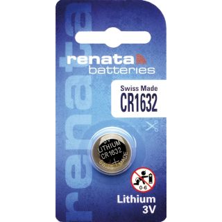 Pile Bouton CR1632 Lithium 3V 137mAh Renata