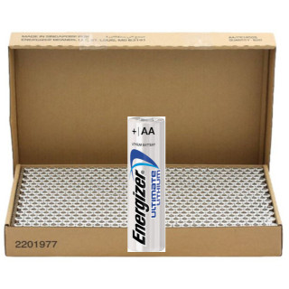 620 Piles AA FR6 Ultimate Lithium L91 Bulk 1.5V Energizer