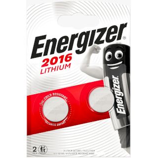 2 Piles Bouton CR2016 Lithium 3V 90mAh Energizer