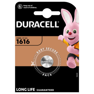 Pile Bouton CR1616 DL1616 Lithium 3V 55mAh Duracell