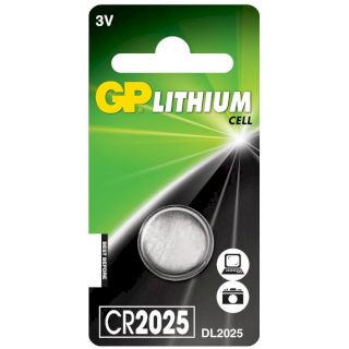 Pile Bouton CR2025 Lithium 3V 160mAh GP