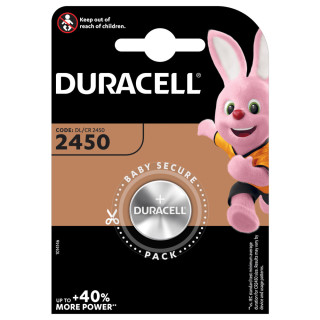 Pile Bouton CR2450 DL2450 Lithium 3V 620mAh Duracell