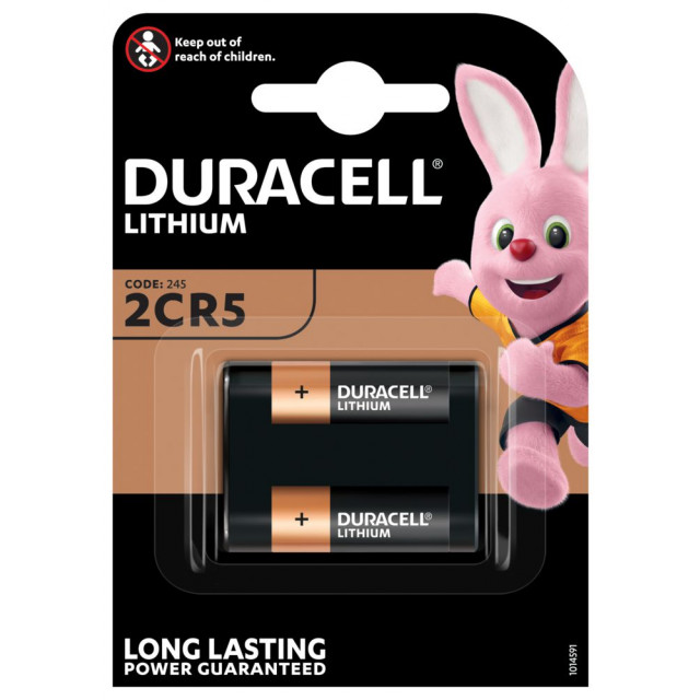 PILE LITHIUM DL245 PHOTO 2CR5 6V 1300mAh BL1 DURACELL