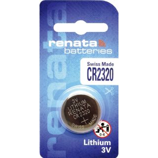 Pile Bouton CR2320 Lithium 3V 150mAh Renata