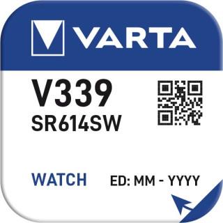 PILE SR614 339 OXYDE ARGENT 1.55V 12mAh VARTA
