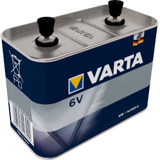 BATTERIE 4LR25-2 HIGH ENERGY METAL LANTERNE LR820 6V 35000mAh VARTA