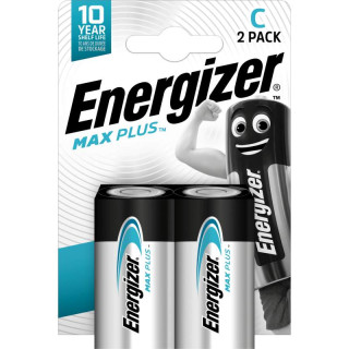 2 Piles Alcalines C LR14 Max Plus ENERGIZER