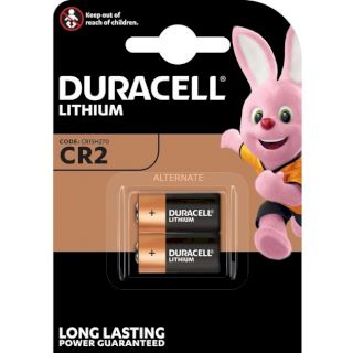2 Piles CR2 Photo Lithium 3V 750mAh Duracell