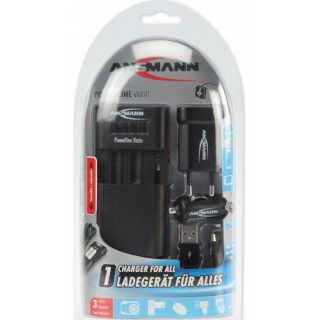 Chargeur Powerline Vario Pour Batteries Li-Ion ou Piles NiMH Ansmann