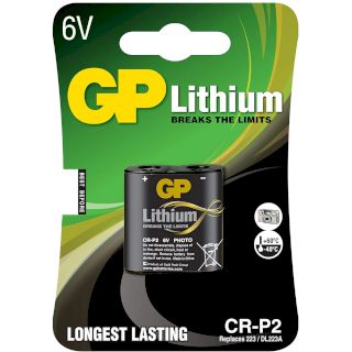 PILE CR-P2 PHOTO LITHIUM 6V 1400mAh GP
