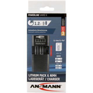 CHARGEUR POUR PACKS BATTERIE 3.6V 3.7V 7.2V 7.4V Li-ION ou Li-PRO & 2x AA AAA 1.2V ANSMANN