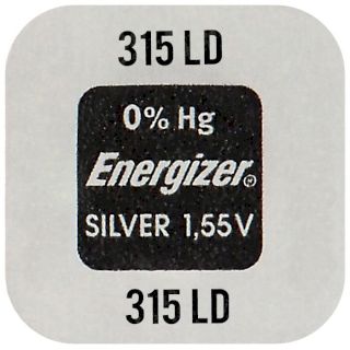 PILE V315 OXYDE ARGENT SR67 1.55V 21mAh ENERGIZER
