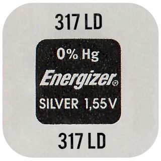 PILE V317 OXYDE ARGENT SR62 1.55V 11.5mAh ENERGIZER